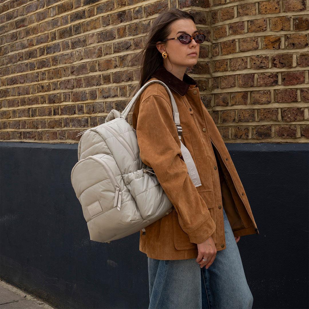 Avery Row Changing Backpack - Oyster - Image 5