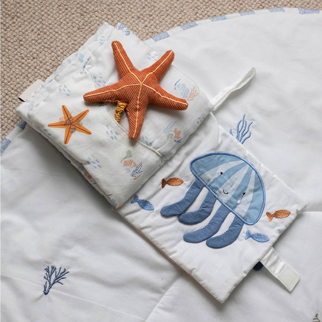 Avery Row Fabric Baby Book - Coastline - Image 4