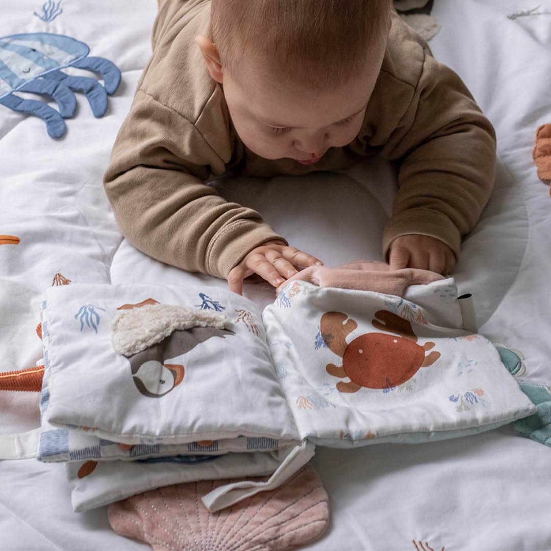 Avery Row Fabric Baby Book - Coastline - Image 5