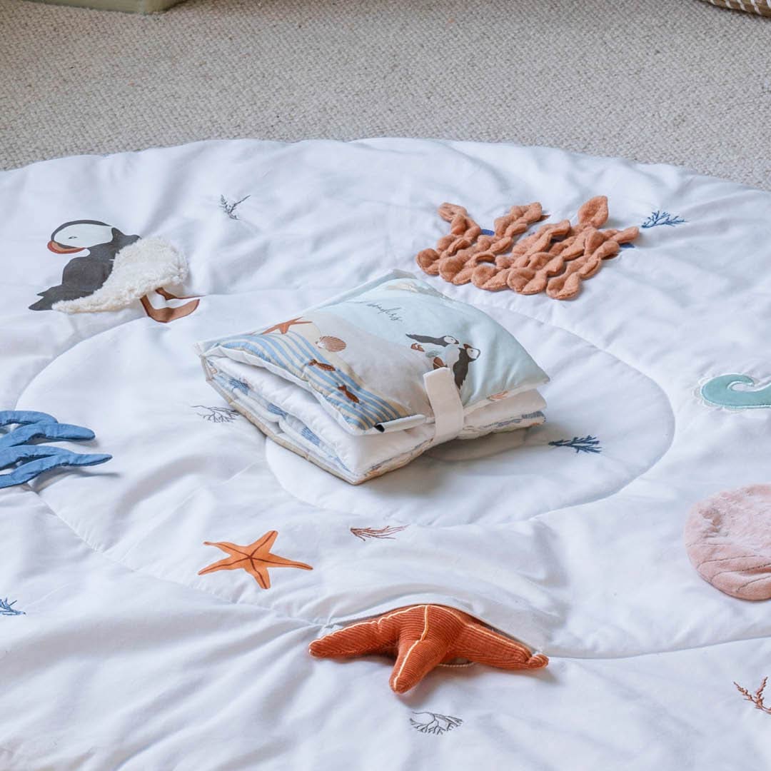 Avery Row Fabric Baby Book - Coastline - Image 7