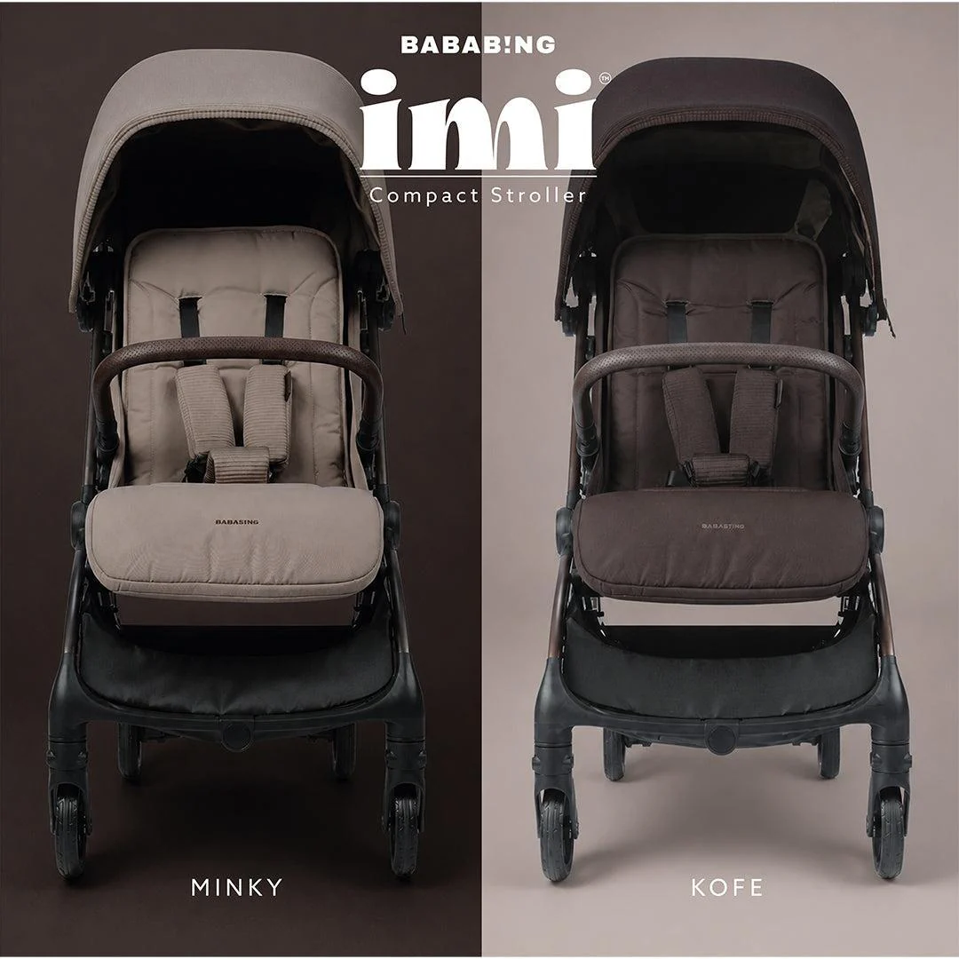 Bababing Imi Compact Auto Fold Stroller - Kofe - Image 4
