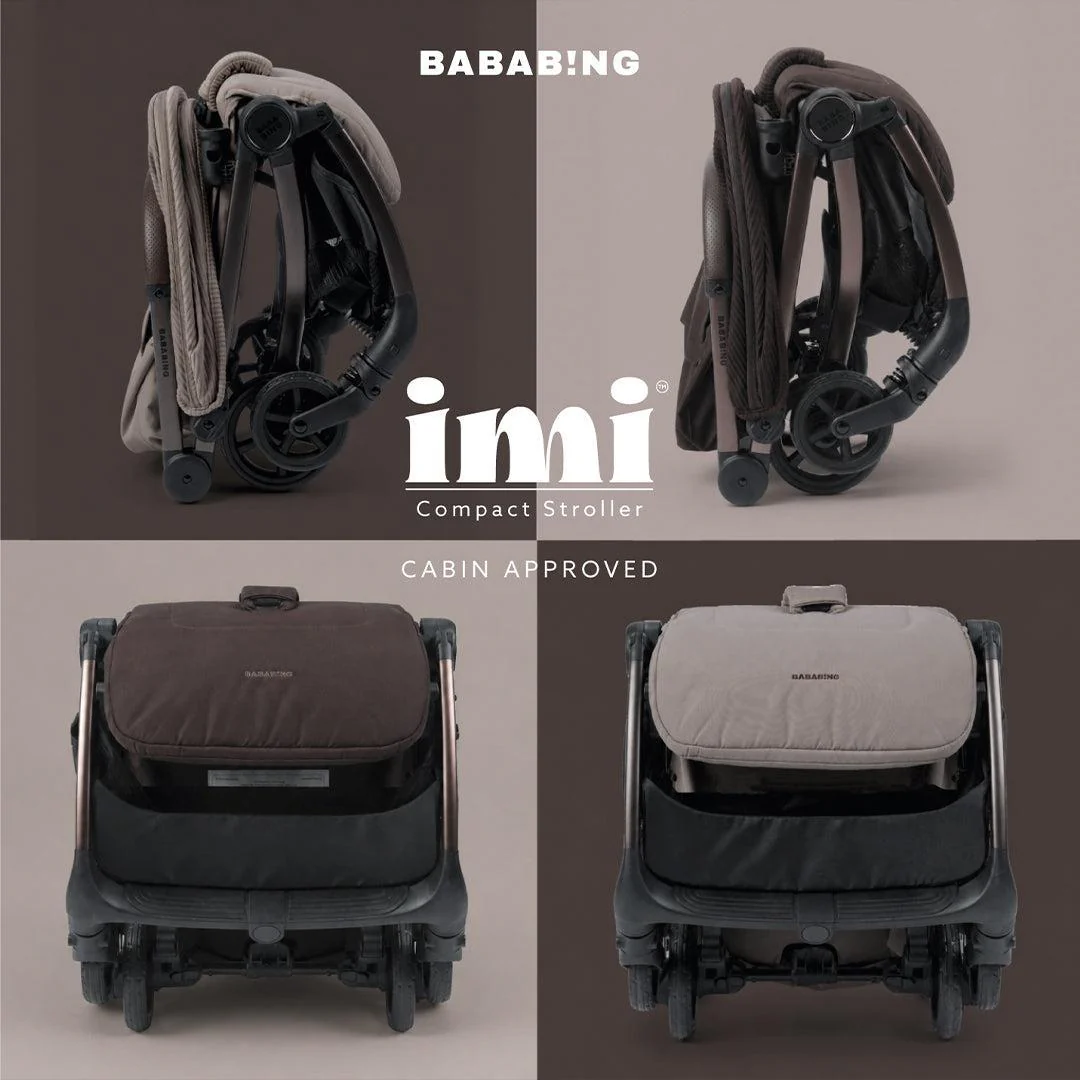 Bababing Imi Compact Auto Fold Stroller - Kofe - Image 3