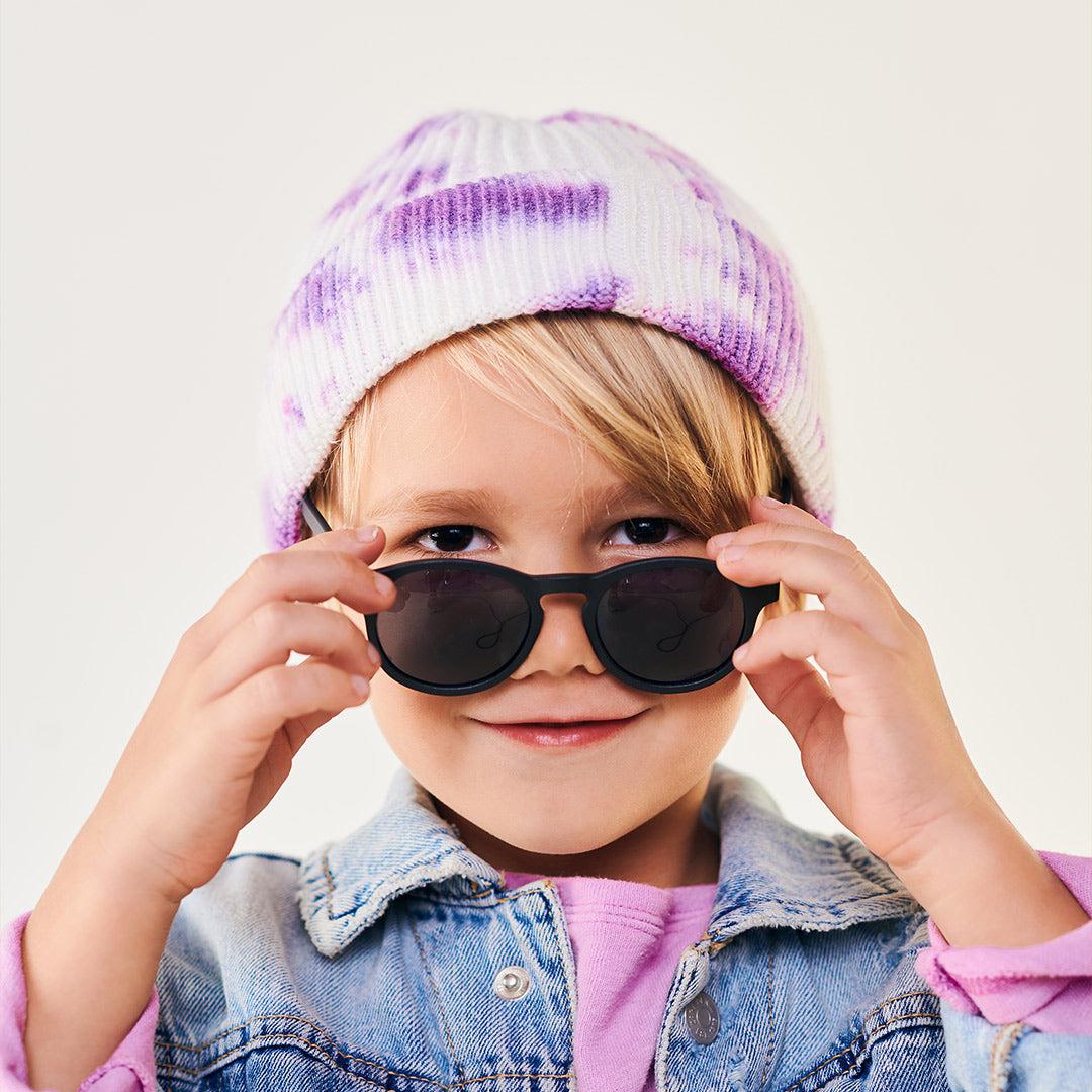 Babiators Polarised Keyhole Sunglasses - Jet Black Smoke - Image 4