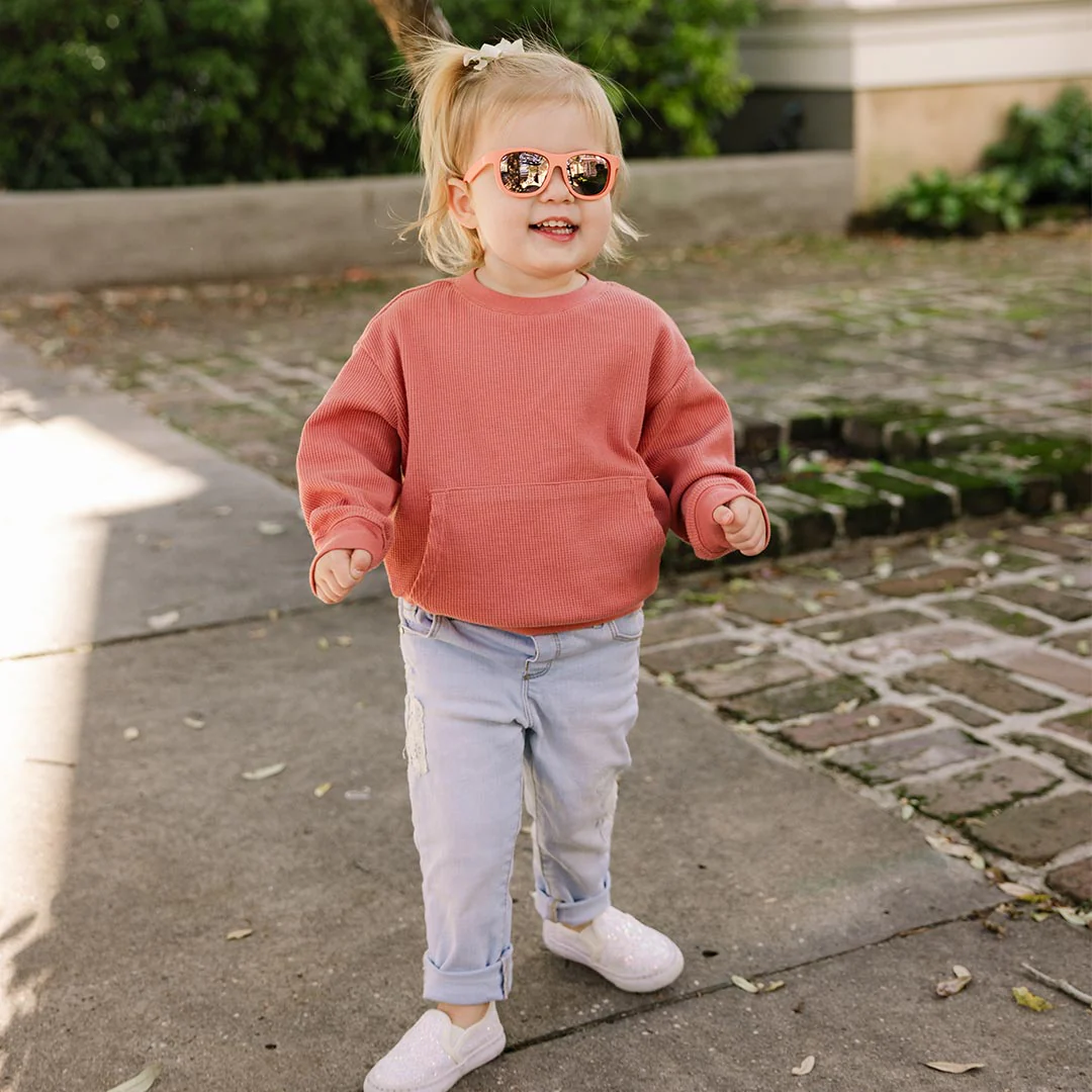 Babiators Polarised Navigator Sunglasses - Perfectly Papaya - Image 3