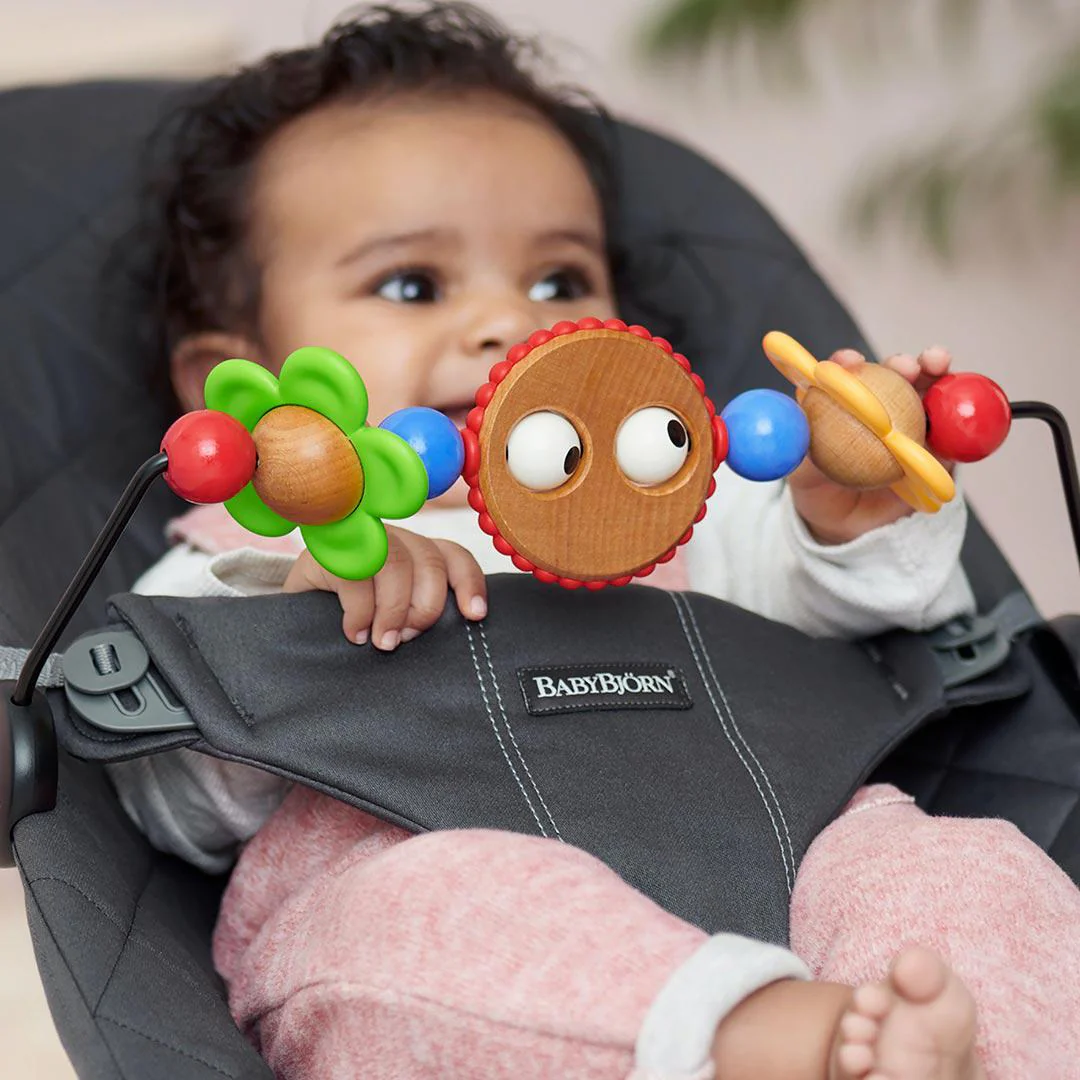 BabyBjorn Bouncer Toy - Googly Eyes - Bright - Image 2