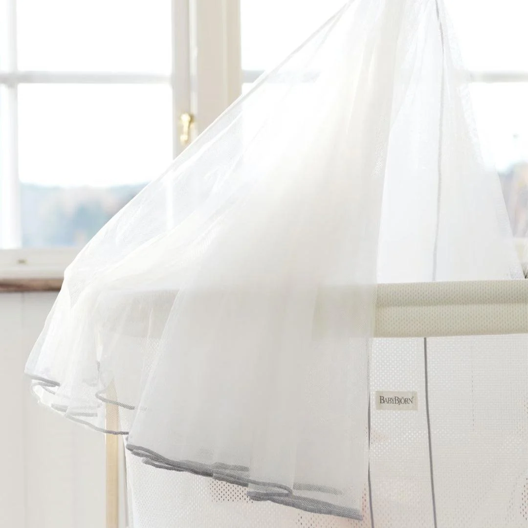 BabyBjörn Canopy for Cradle - White - Image 4