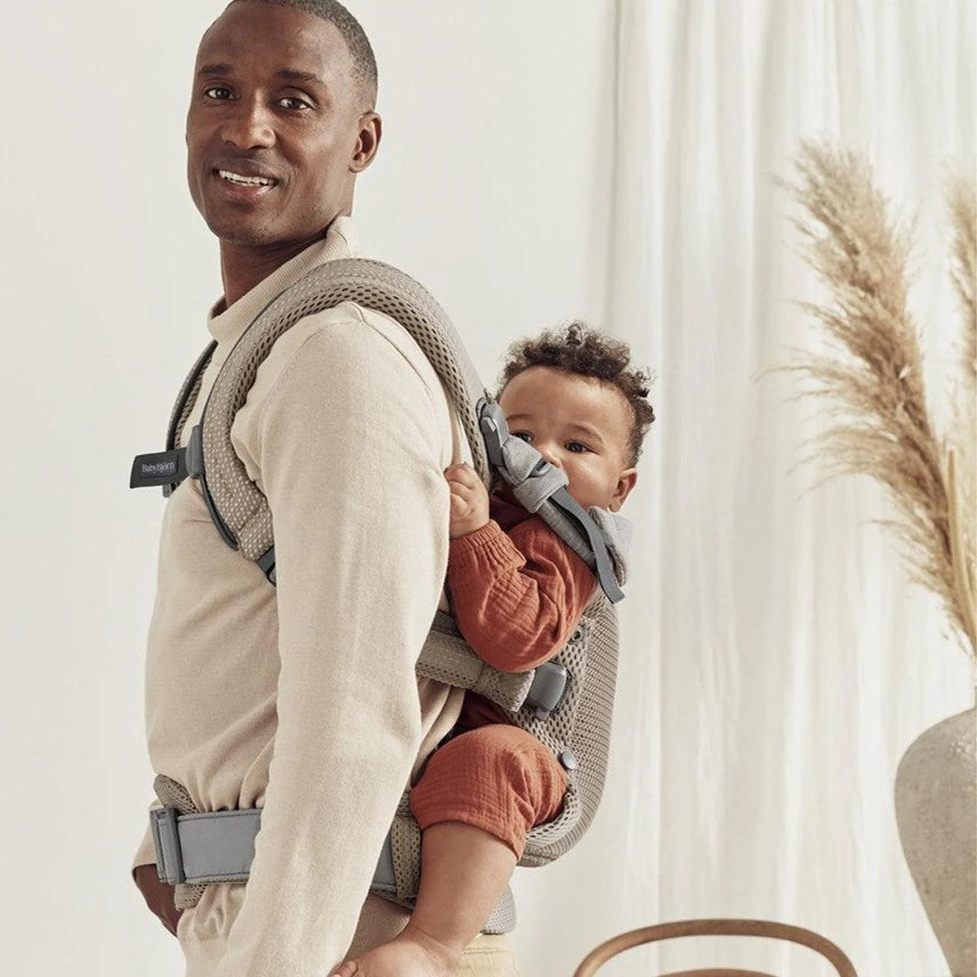BabyBjorn Harmony 3D Mesh - Grey Beige - Image 3