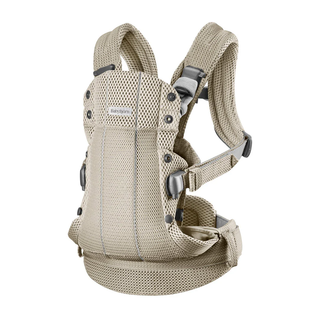 BabyBjorn Harmony 3D Mesh - Grey Beige - Image 7