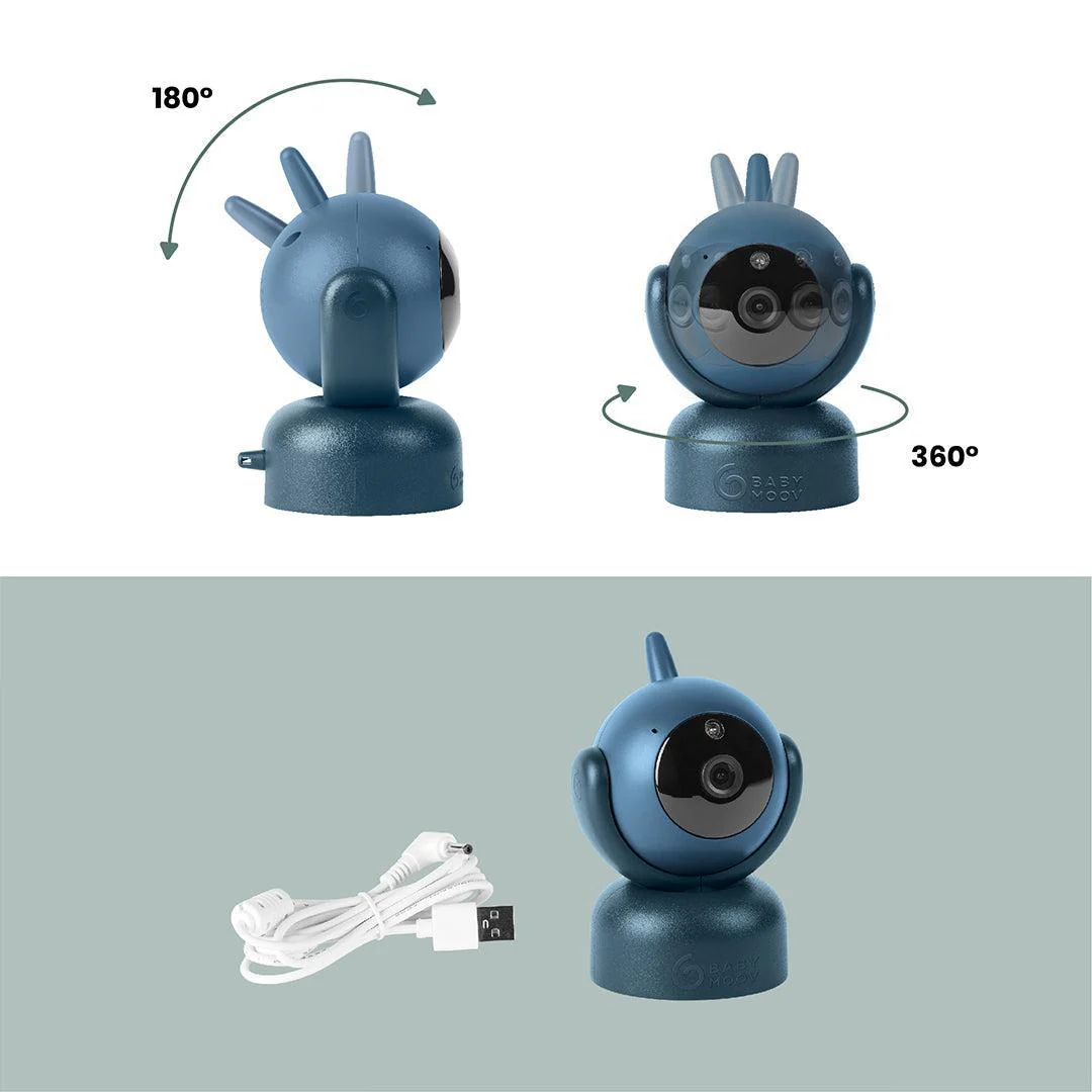 Babymoov YOO MASTER+ HD Additional Camera - Blue - Image 5
