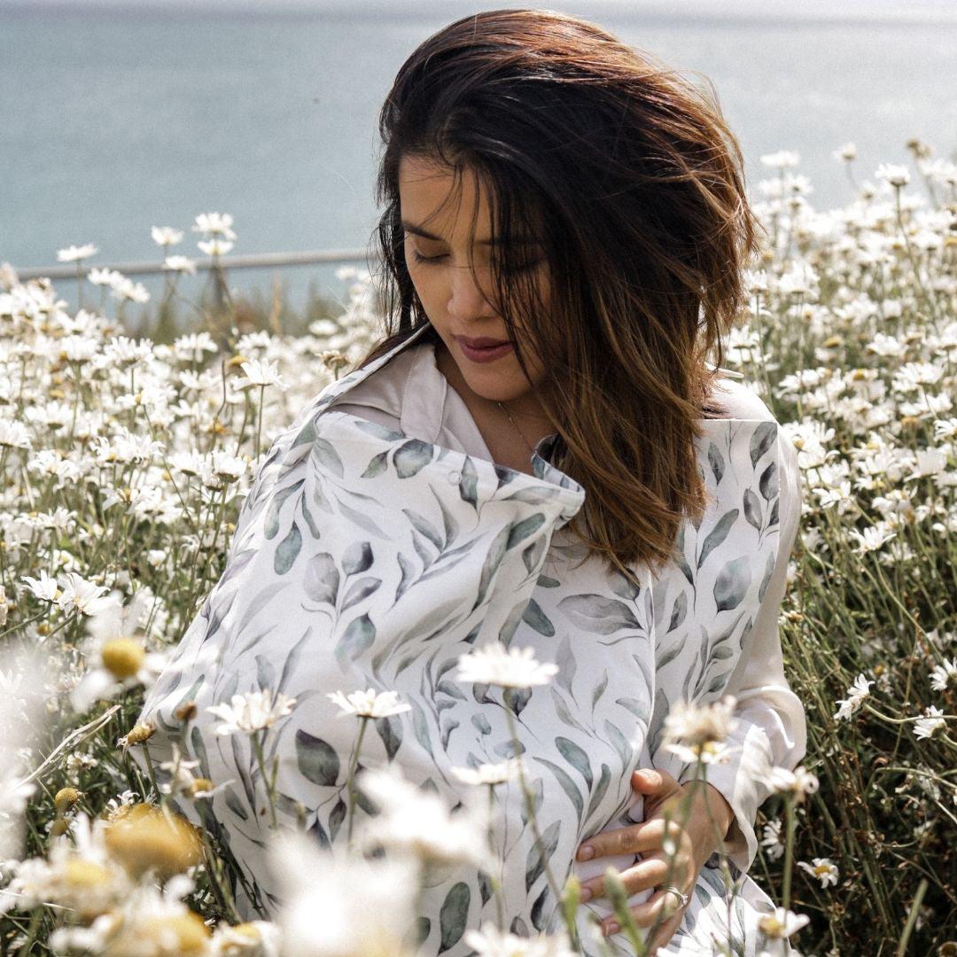 BellaMoon Nursing Cover - Waterleaves - Image 2
