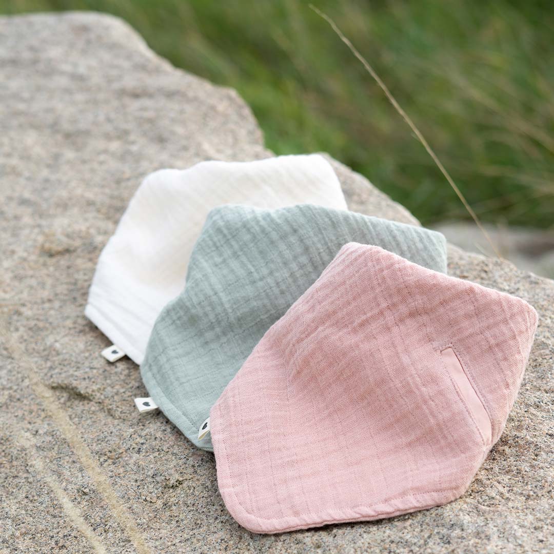 BIBS Bandana Bib - Ivory - Image 2