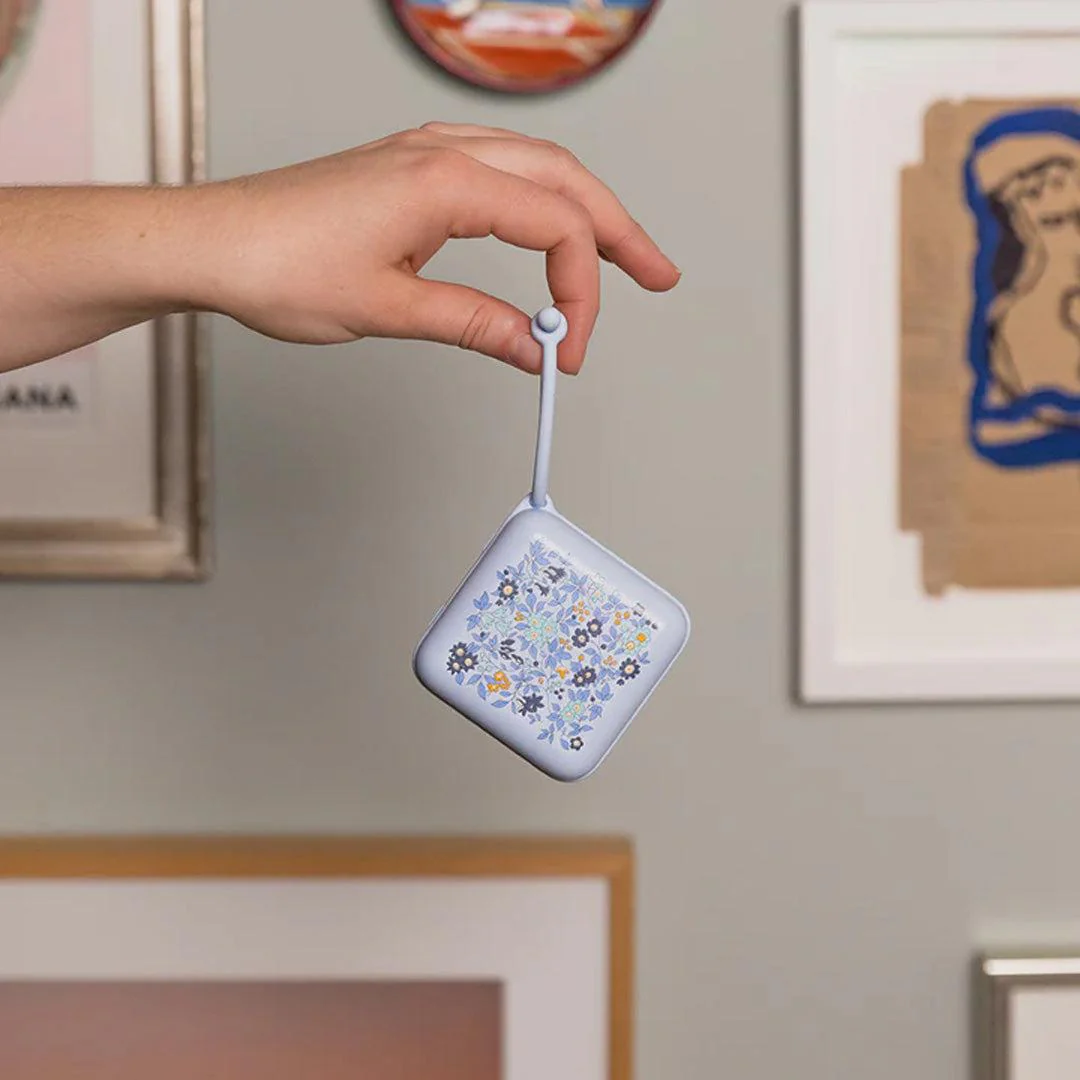 BIBS X LIBERTY Pacifier Box - Baby Blue - Camomille Lawn - Image 3