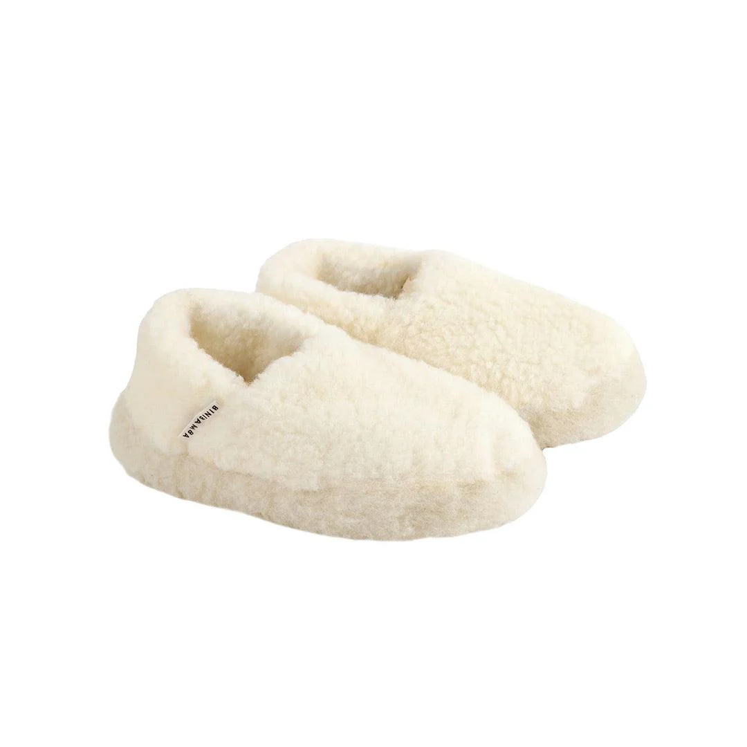 BINIBAMBA Snuggle Womens Booties - Milk