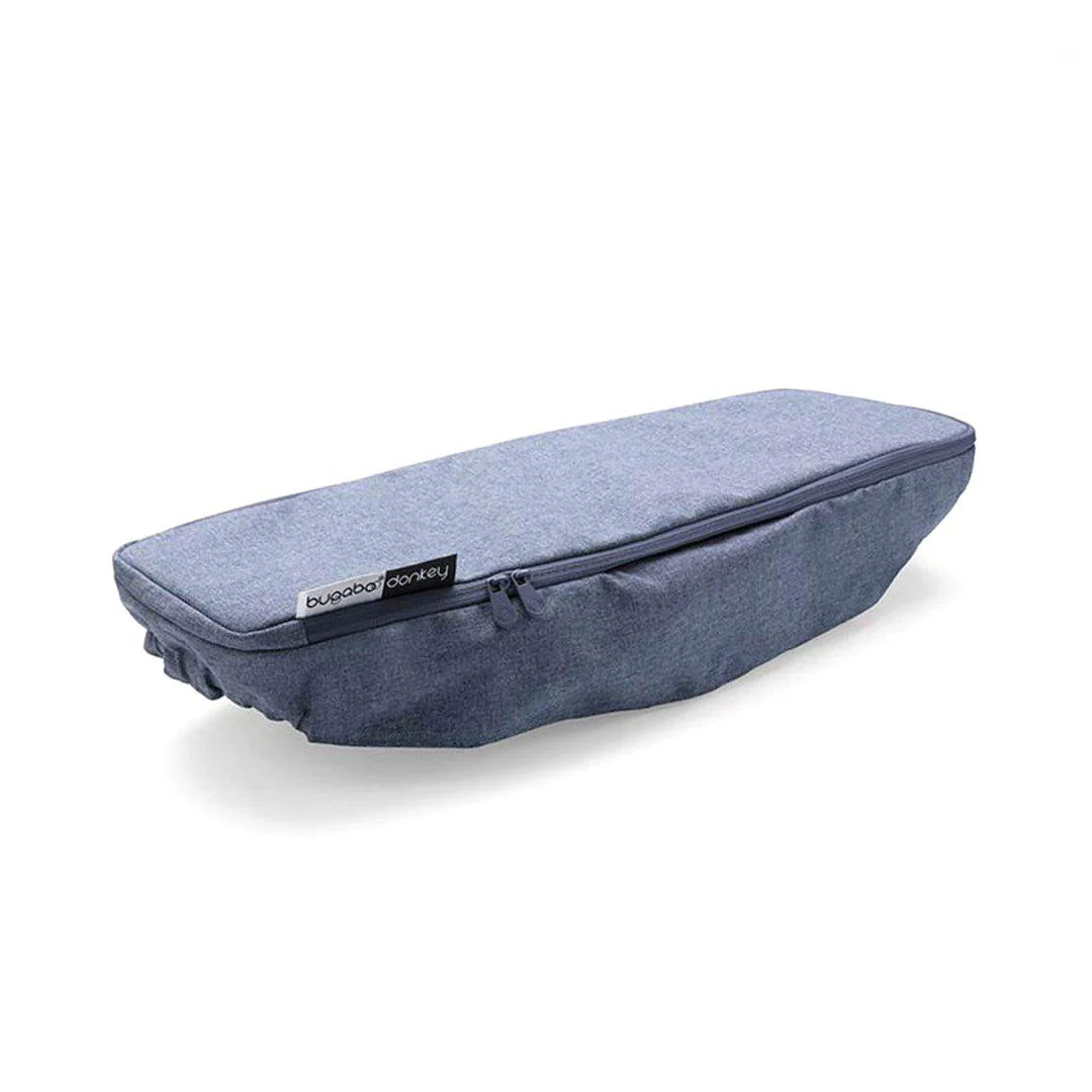 Bugaboo Donkey2 Side Luggage Basket Cover - Blue Melange - Image 2