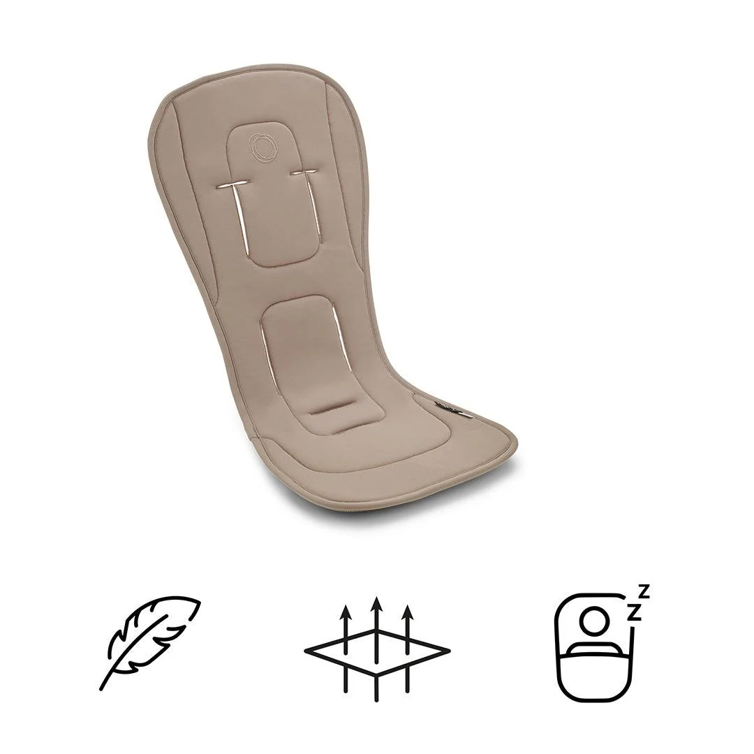 Bugaboo Dual Comfort Seat Liner - Dune Taupe - Image 5