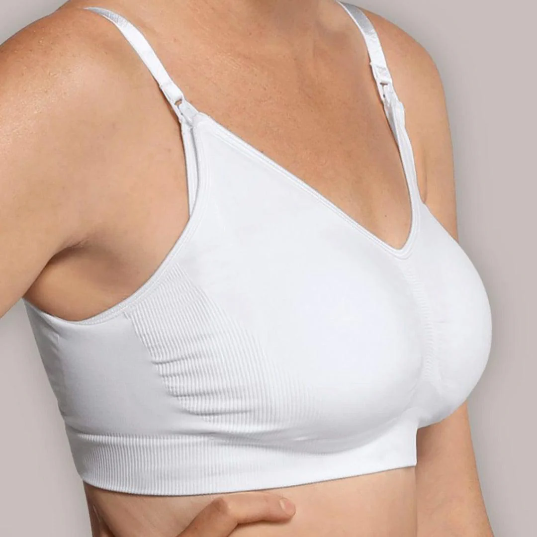 Carriwell Original Maternity + Nursing Bra - White - Image 2