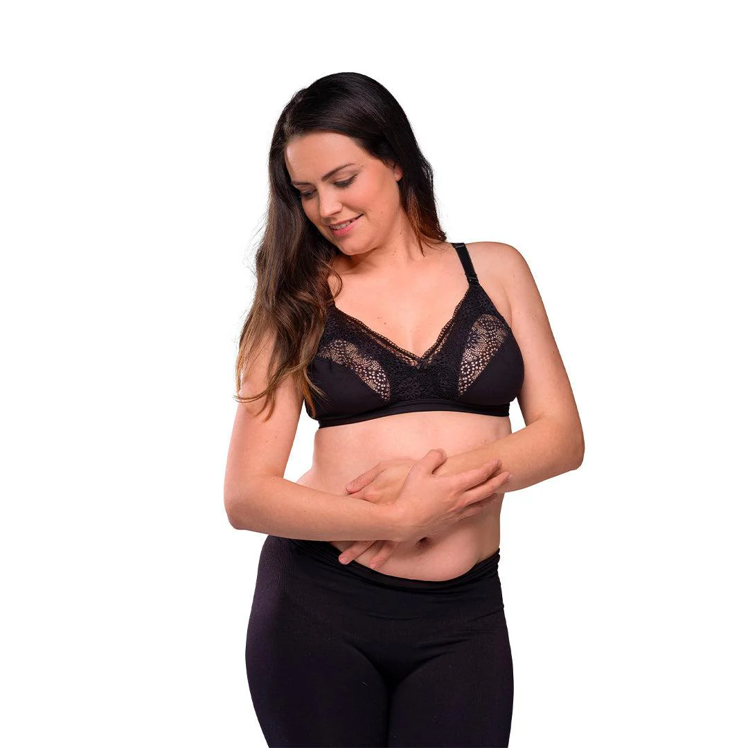 Carriwell Soft As Silk Nursing Bra  - Black - Image 8