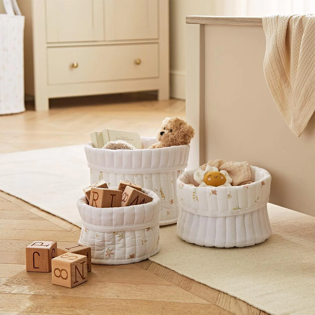 CuddleCo 3pk Storage Baskets - Cashmere Meadow - Image 2