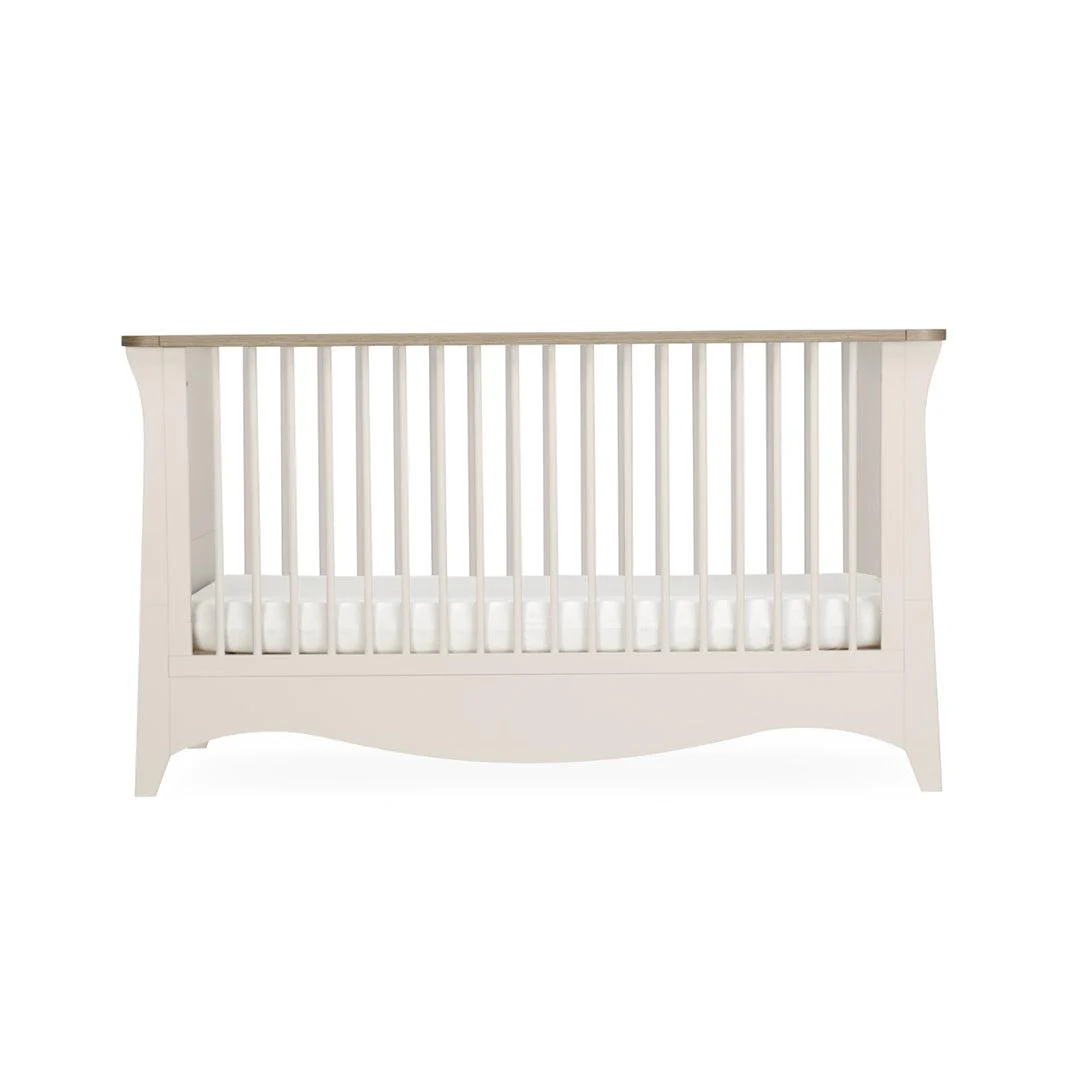 CuddleCo Clara 2 Piece Set 3-Drawer Dresser + Cot Bed - Cashmere - Image 4