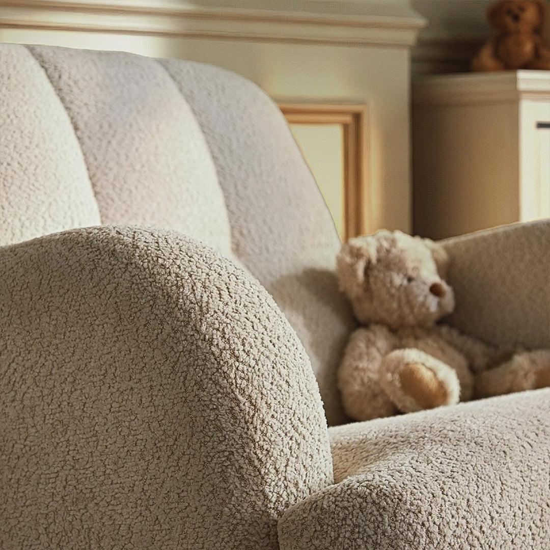 CuddleCo Etta Cuddle Chair - Boucle Mushroom - Image 5