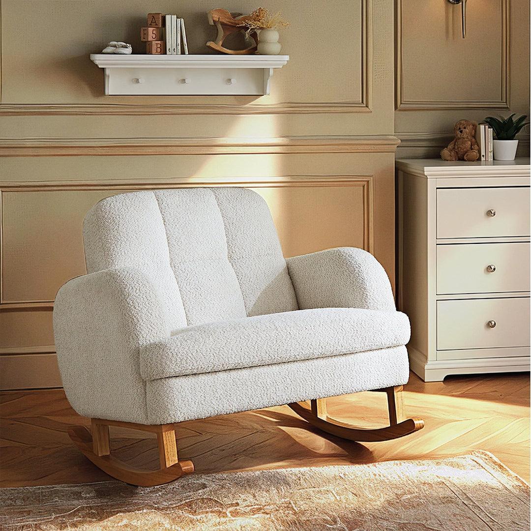 CuddleCo Etta Cuddle Chair - Boucle Off White - Image 3