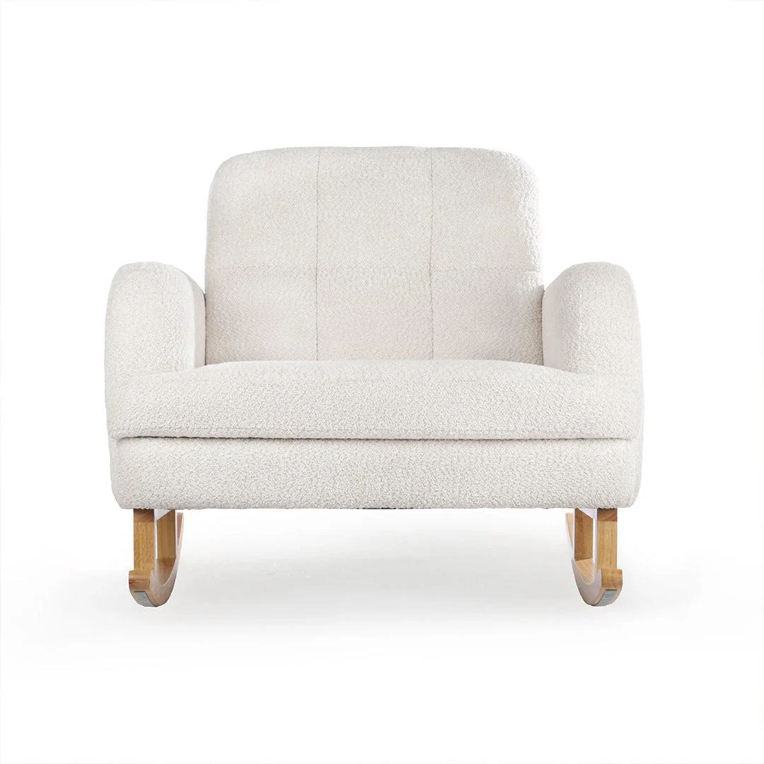 CuddleCo Etta Cuddle Chair - Boucle Off White - Image 7