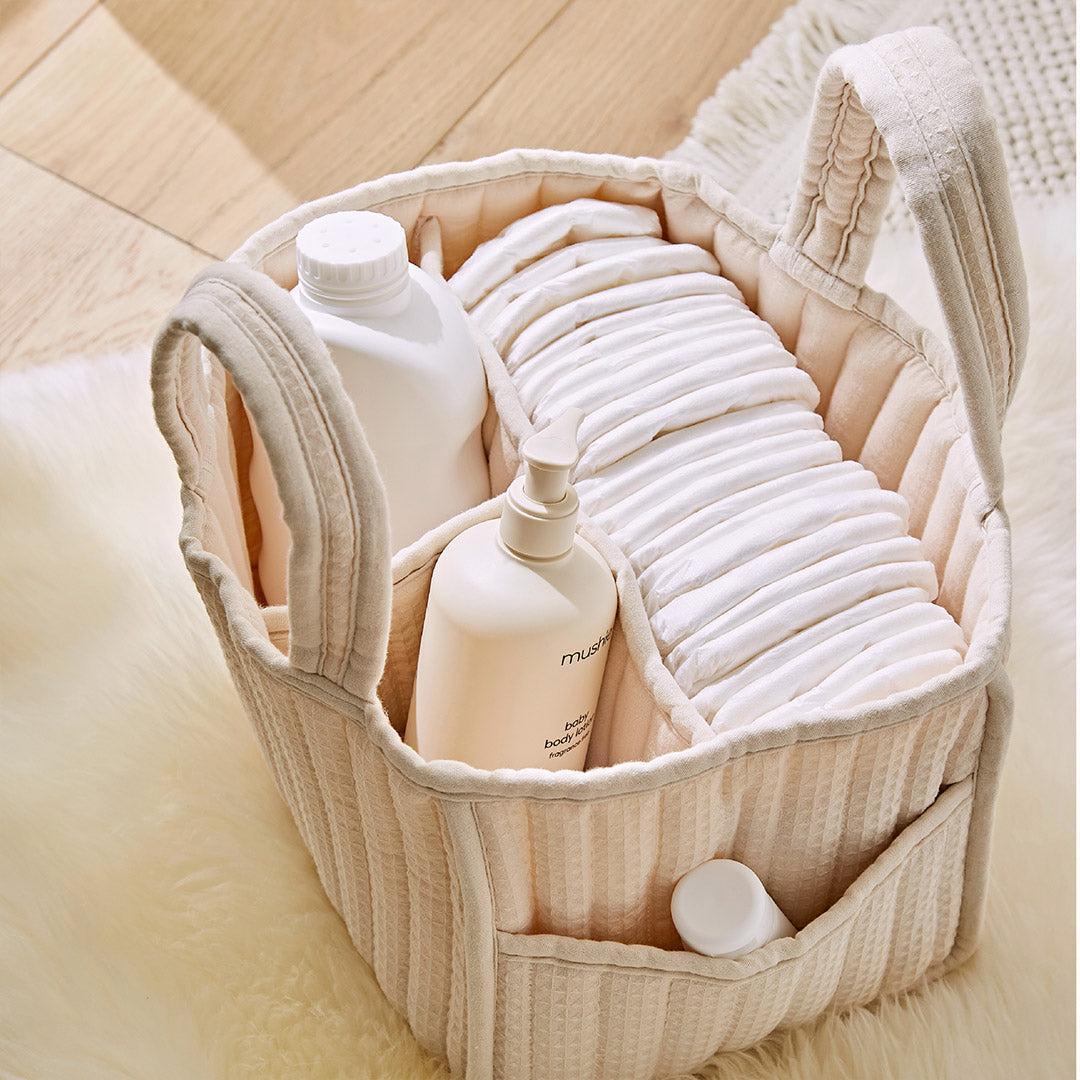 CuddleCo Nappy Caddy - Cashmere Waffle - Image 3