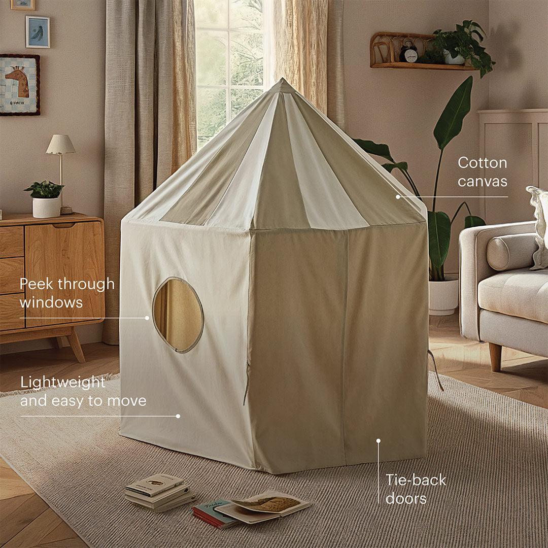 CuddleCo Pavilion Play Tent - Cookie - Image 4