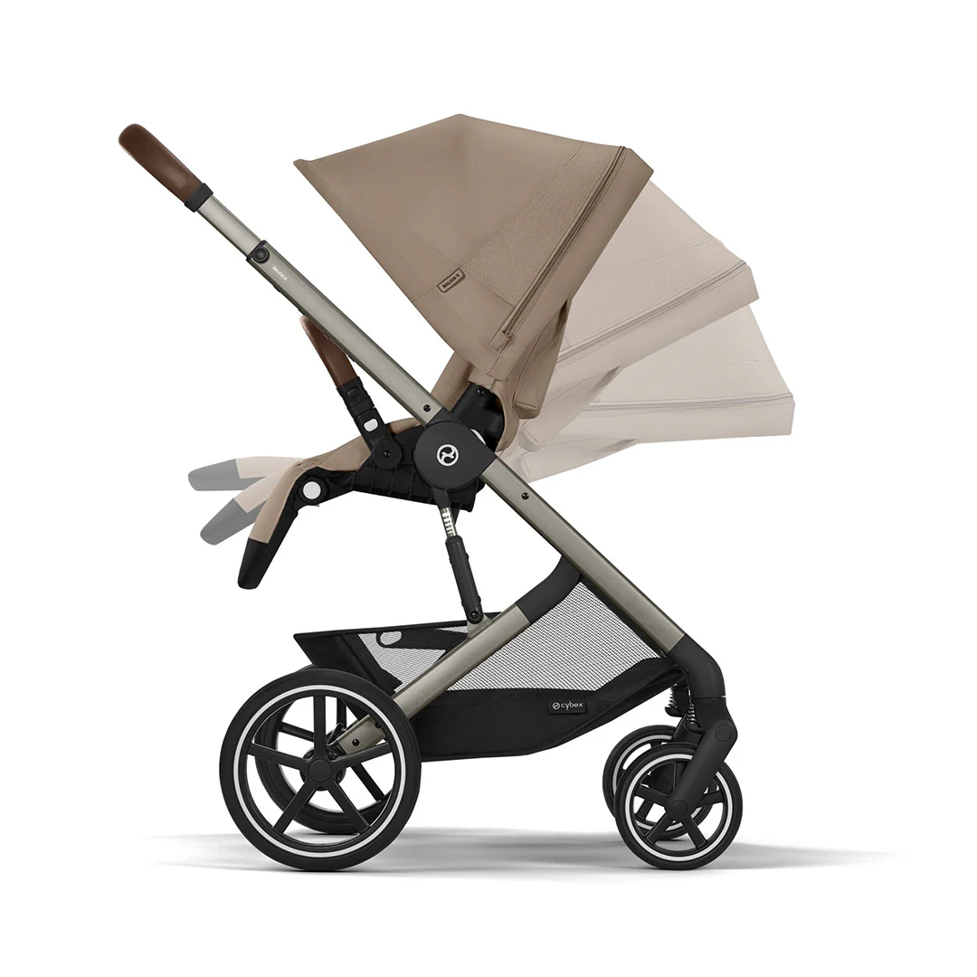 Cybex Balios S Lux Pushchair - Almond Beige - Image 3