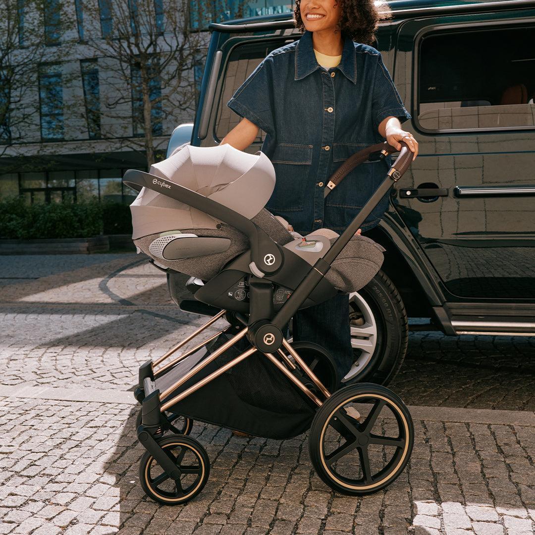 CYBEX Cloud T i-Size Plus Car Seat - Cozy Beige - Image 8