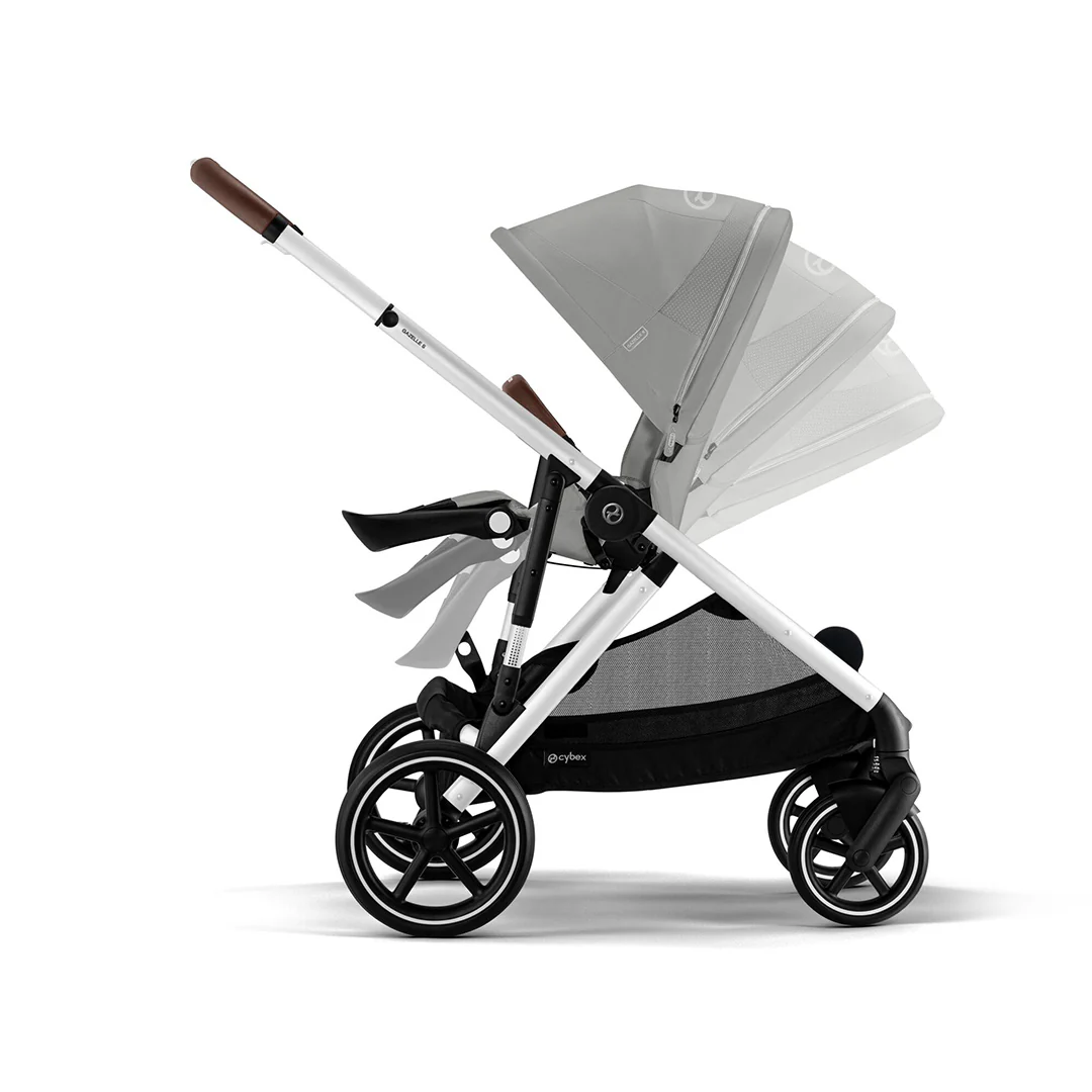 CYBEX Gazelle S Pushchair - Stone Grey - Silver - Image 2