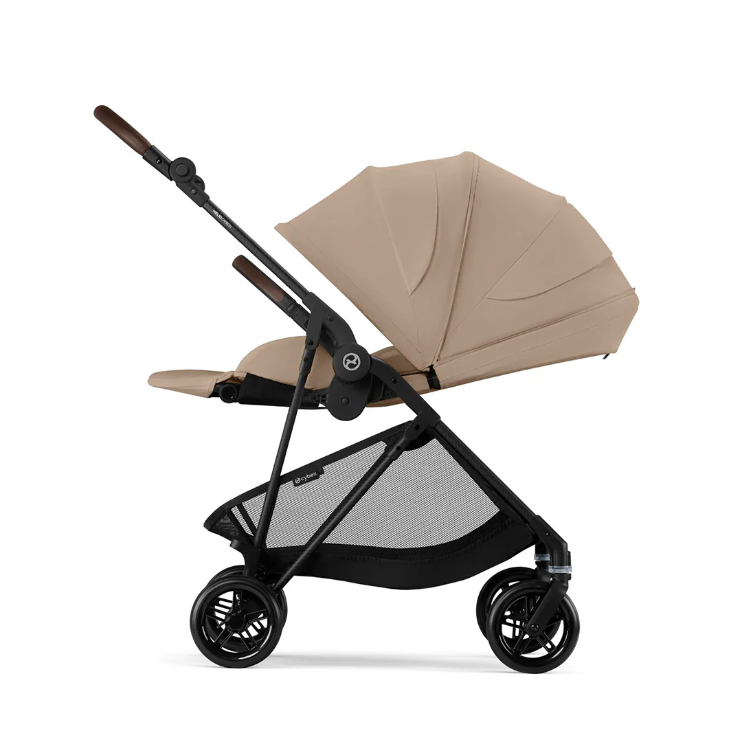 CYBEX Melio Carbon Pushchair - Almond Beige - Image 9