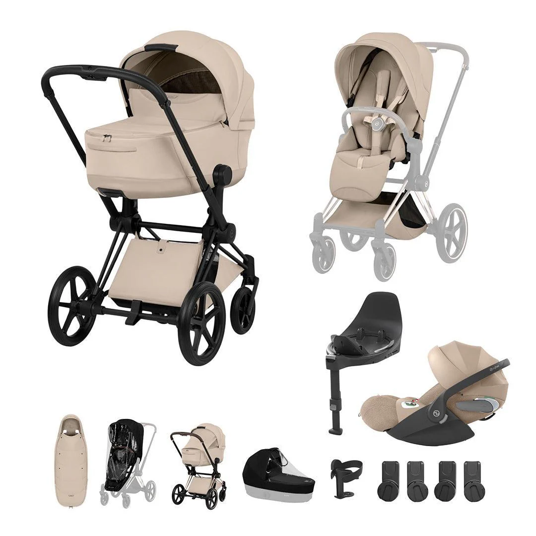 CYBEX PRIAM Fold Cot Ultimate Travel System Bundle - Style - Image 7