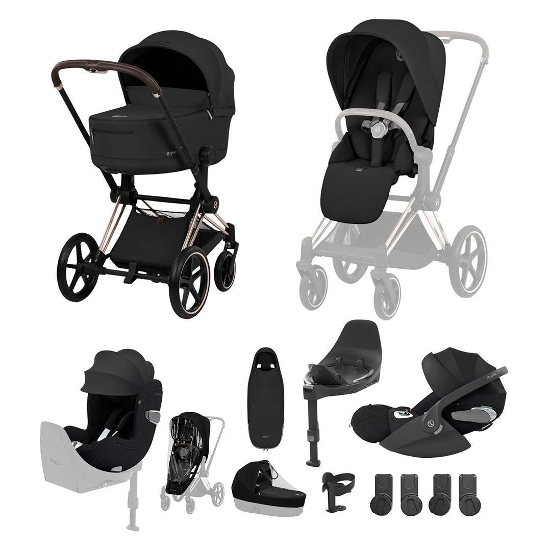 CYBEX PRIAM Fold Cot Newborn to Toddler Travel System Bundle - Comfort - Image 4