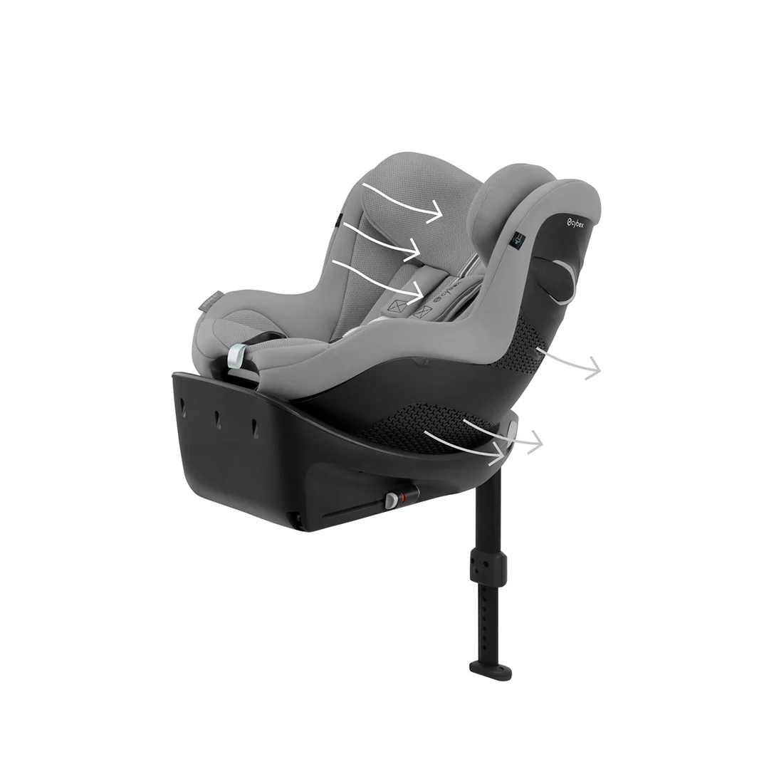 CYBEX Sirona Gi i-Size Plus Car Seat - Stone Grey - Image 7