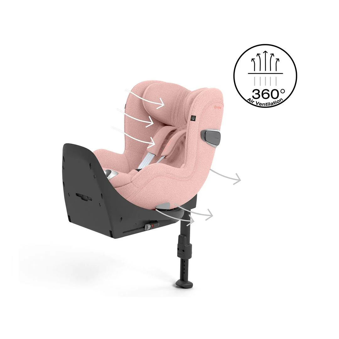 CYBEX Sirona T i-Size Plus Car Seat - Peach Pink - Image 11