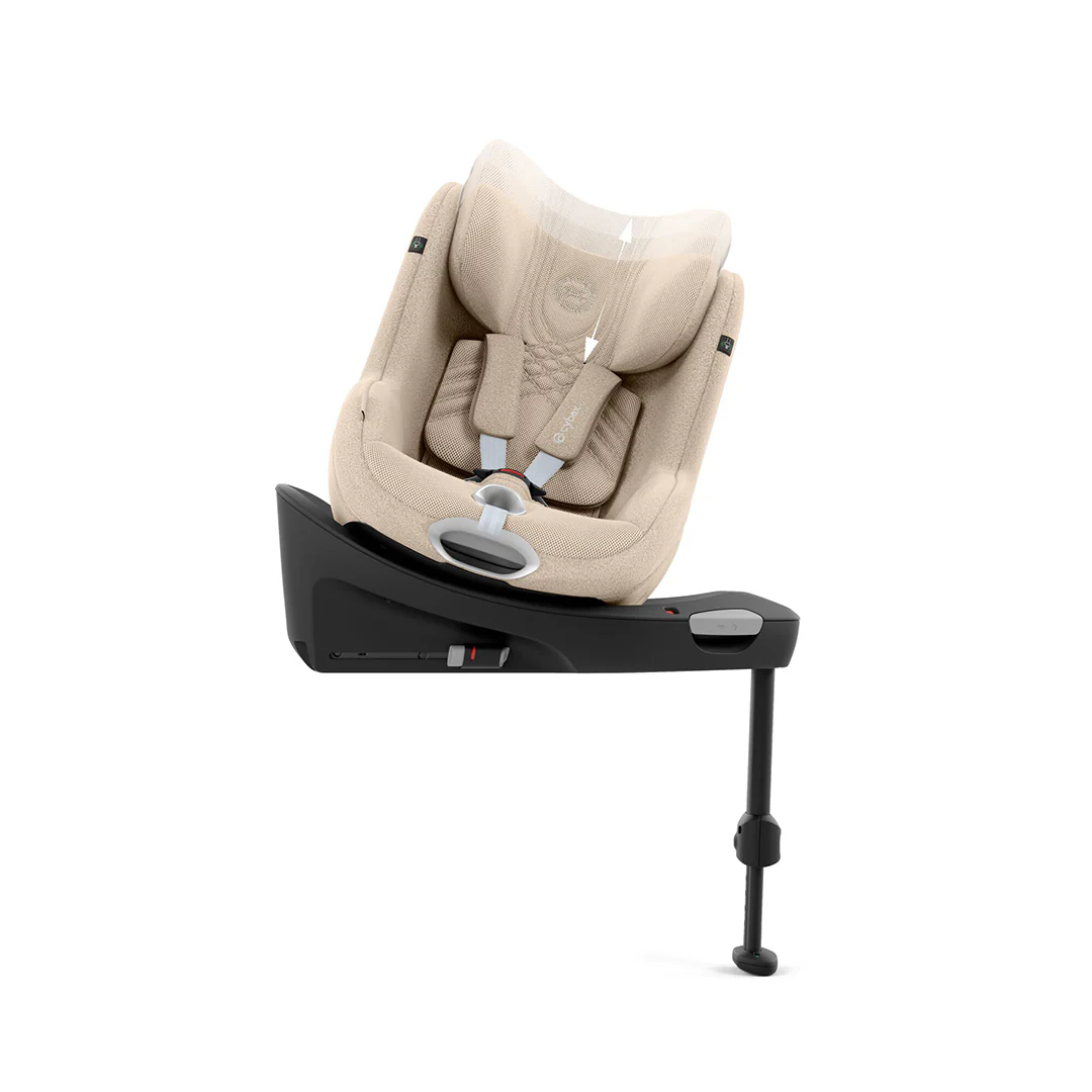 CYBEX Sirona Ti i-Size Plus Car Seat - Cozy Beige - Image 13