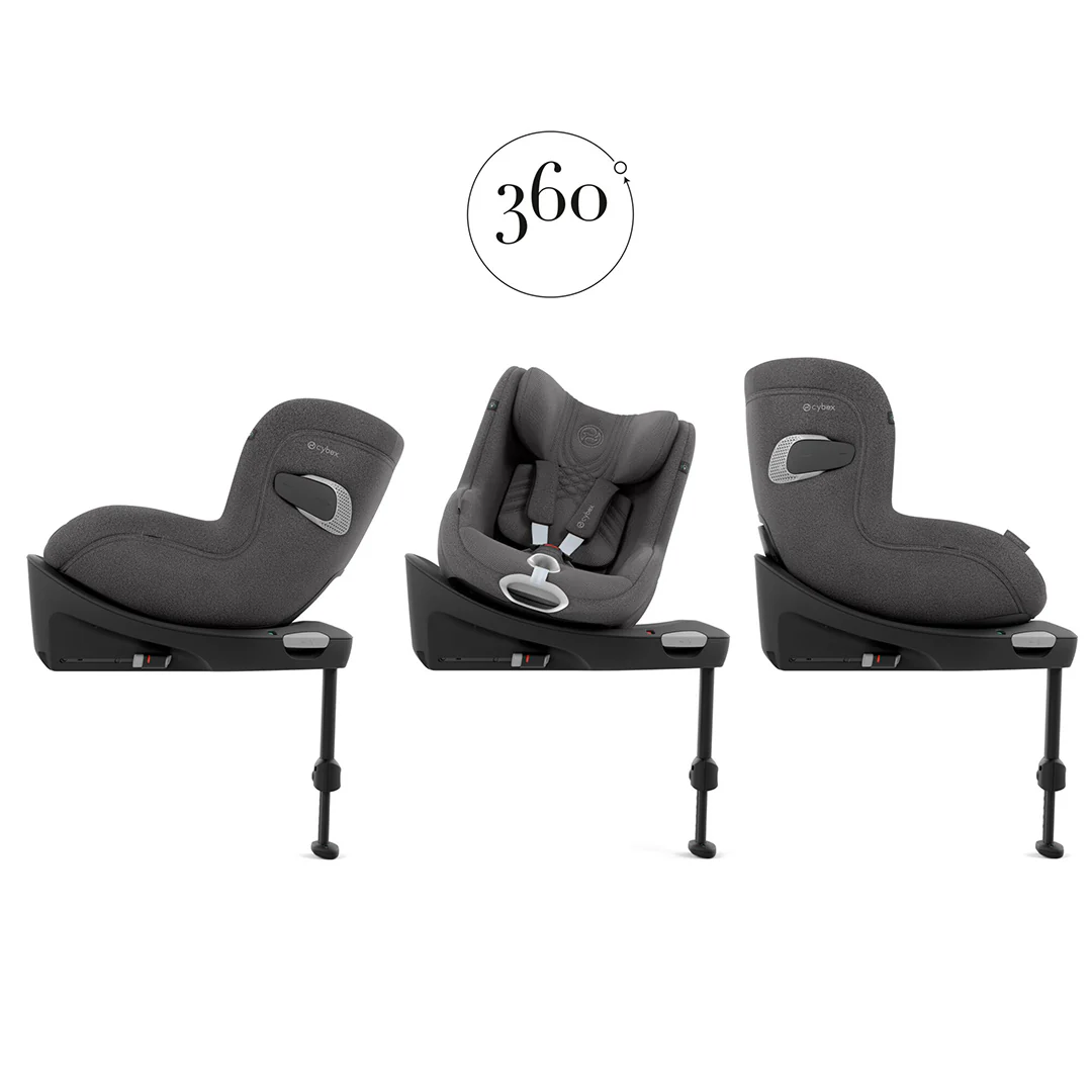 CYBEX Sirona Ti i-Size Plus Car Seat - Mirage Grey - Image 2