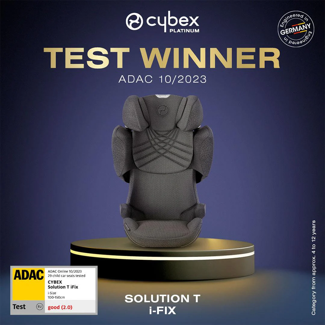 CYBEX Solution T i-Fix Plus Car Seat - Sepia Black - Image 5