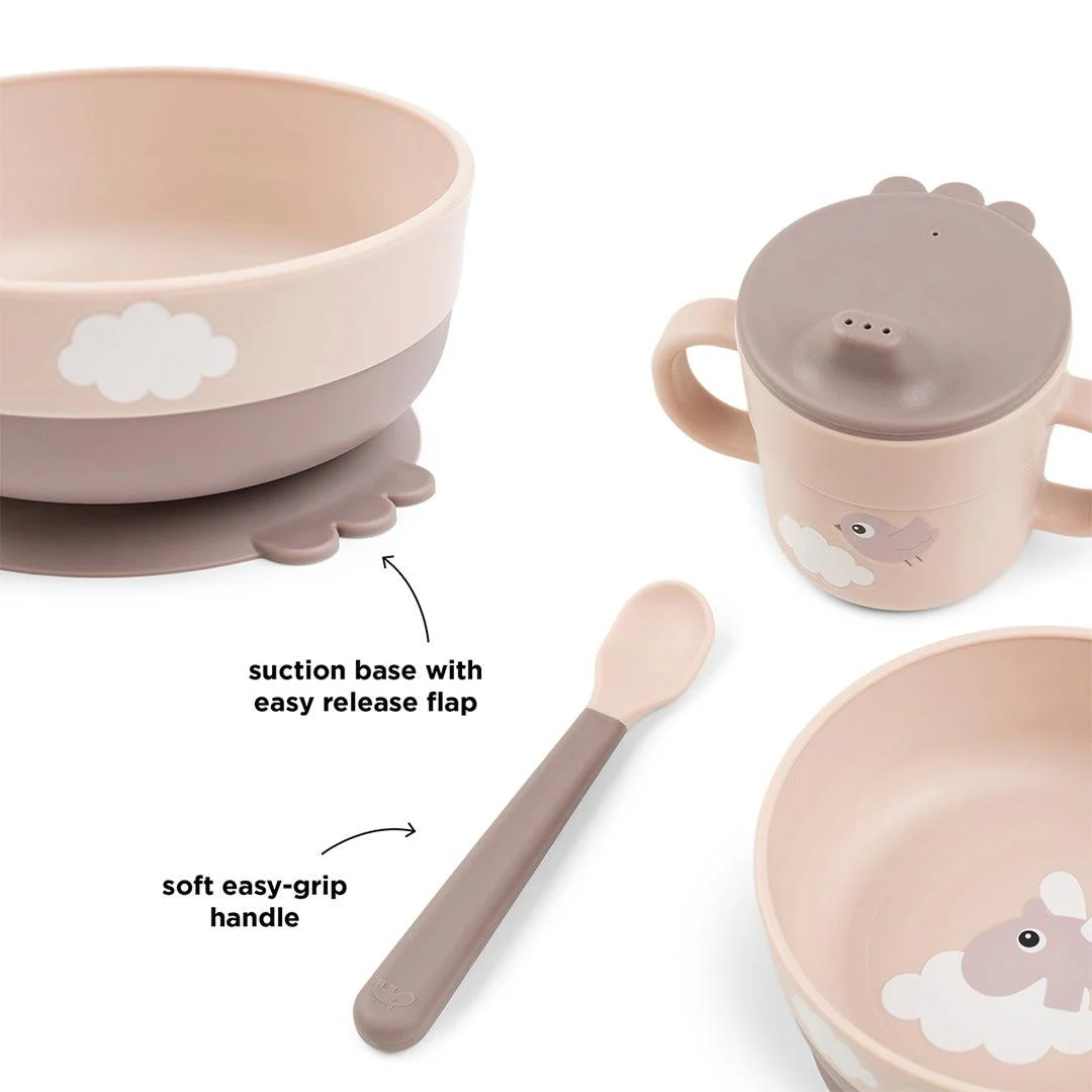 Done by Deer Foodie First Meal Set - Powder - Happy Clouds - Image 6
