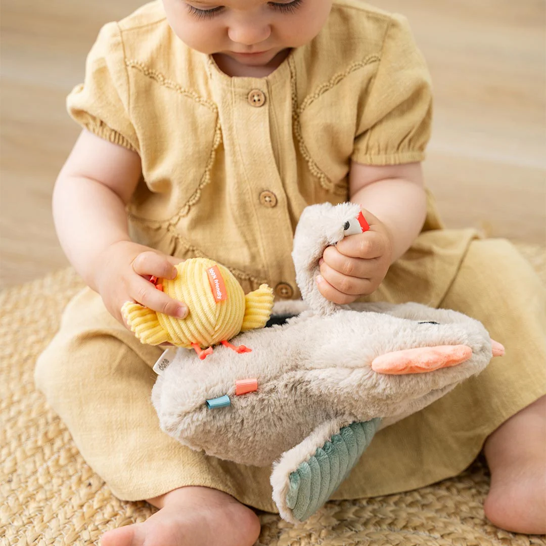 Done by Deer Hide and Seek Activity Toy Clucky - Beige - Image 3