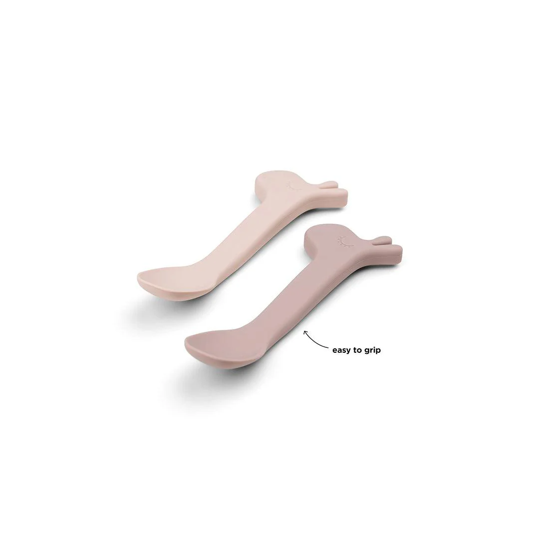 Done by Deer Silicone Spoon - 2 Pack - Powder - Lalee - Image 2