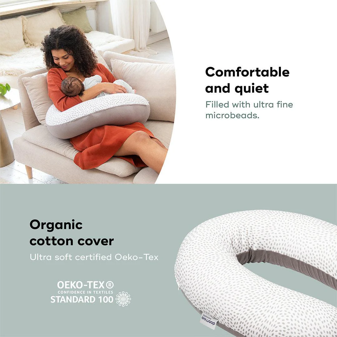 Doomoo Buddy Maternity Pillow - Risotto Taupe - Image 2