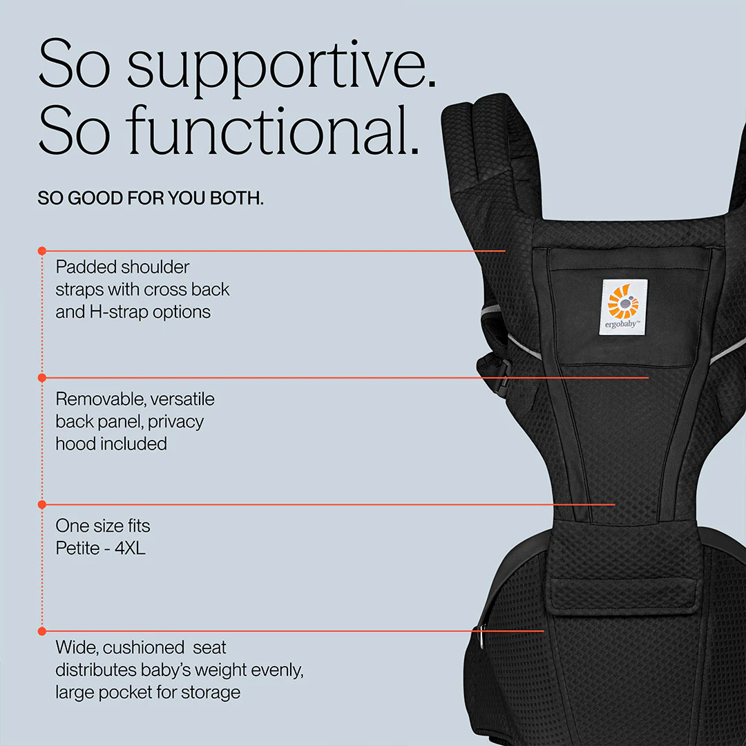Ergobaby Alta Hip Seat - Onyx Black - Image 5
