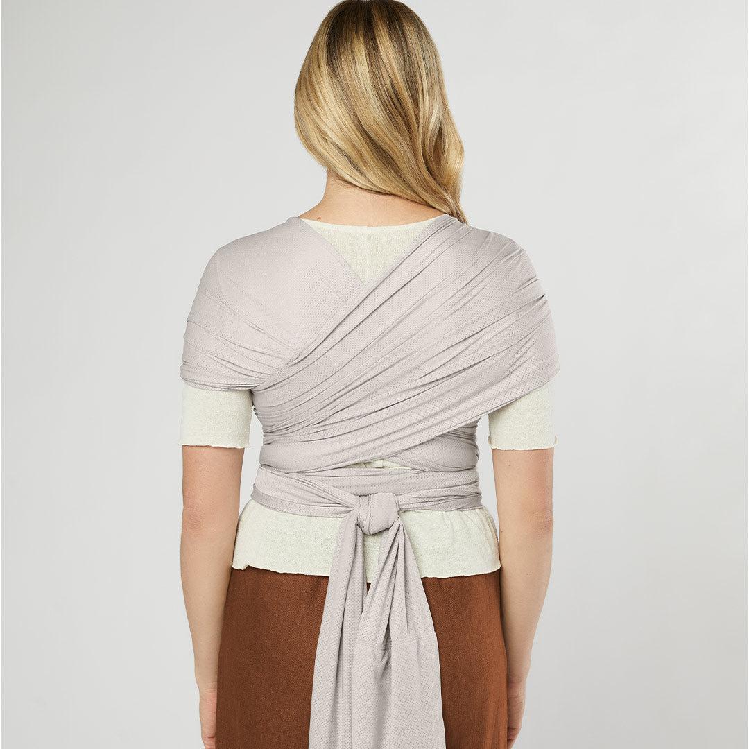 Ergobaby Aura Mesh Baby Wrap - Soft Grey Mesh - Image 9