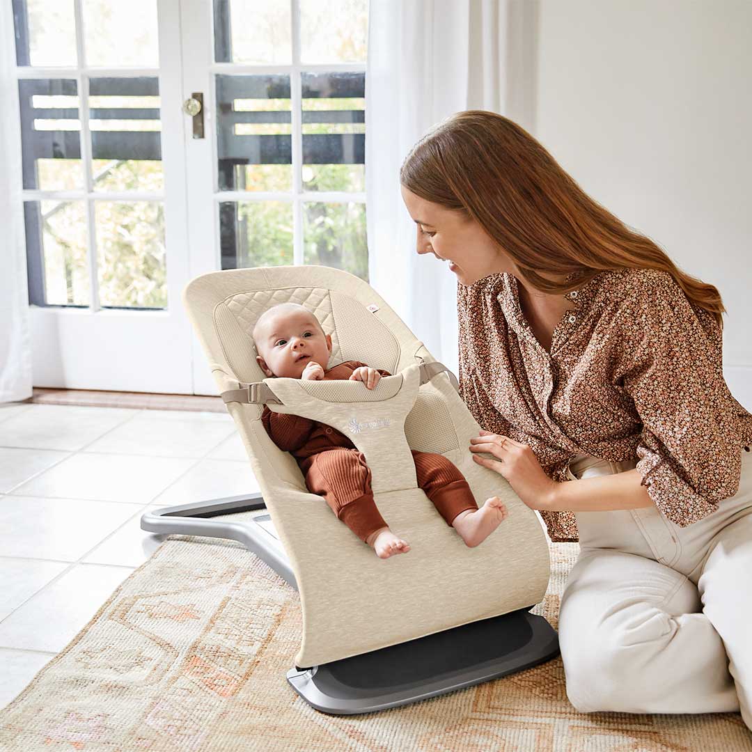 Ergobaby Evolve Baby Bouncer - Cream - Image 9