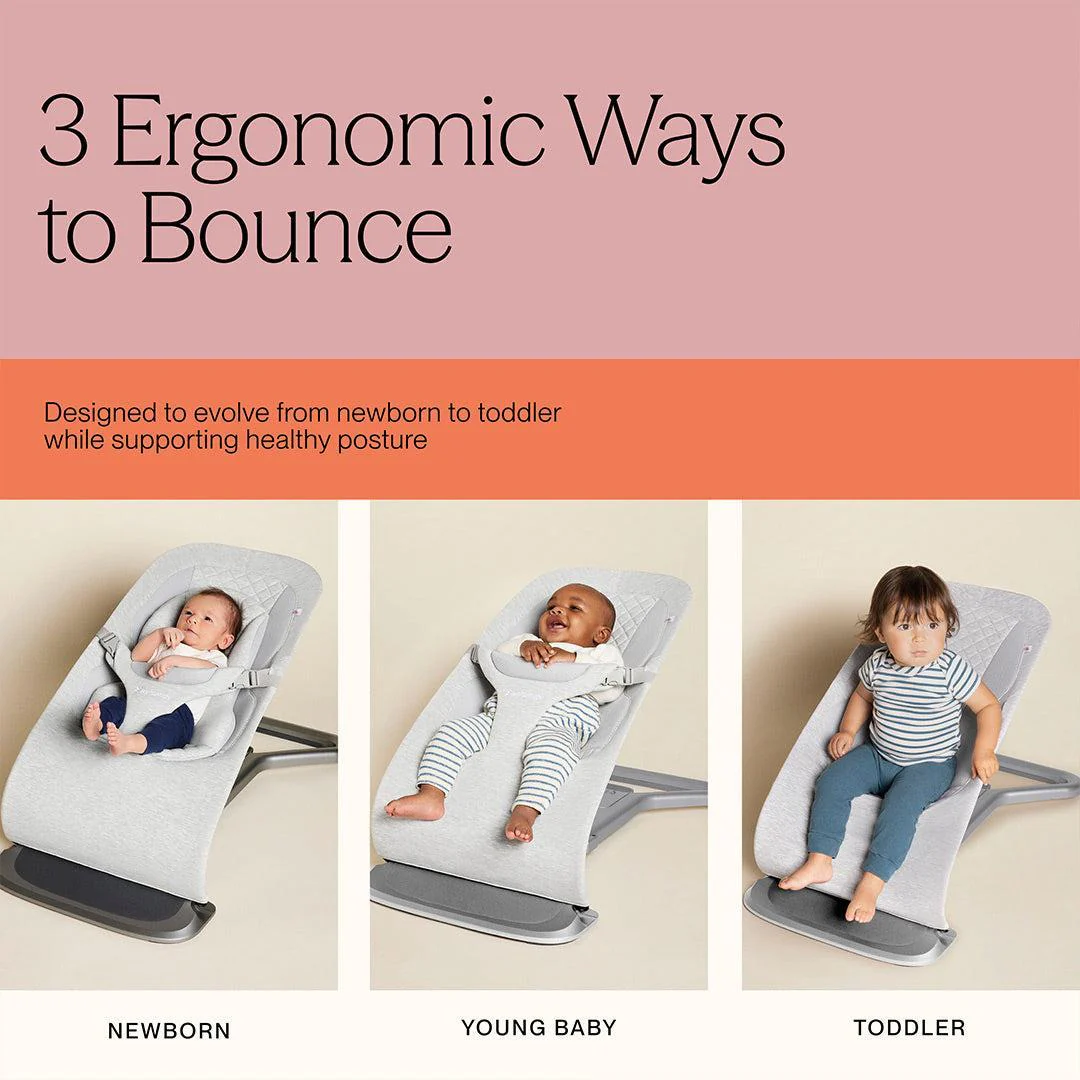 Ergobaby Evolve Mesh Baby Bouncer - Sage Green - Image 5