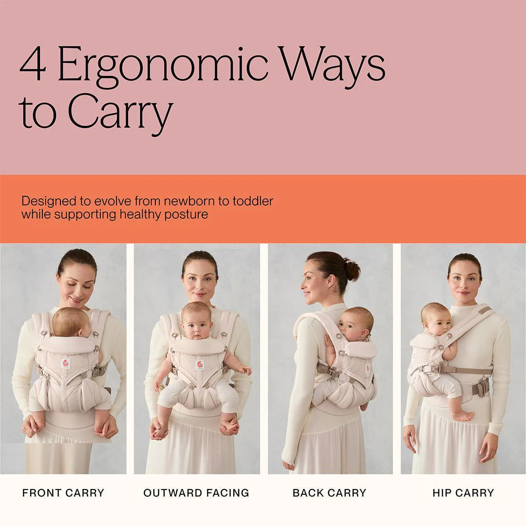 Ergobaby Omni Classic Mesh Baby Carrier - Charcoal Grey - Image 6