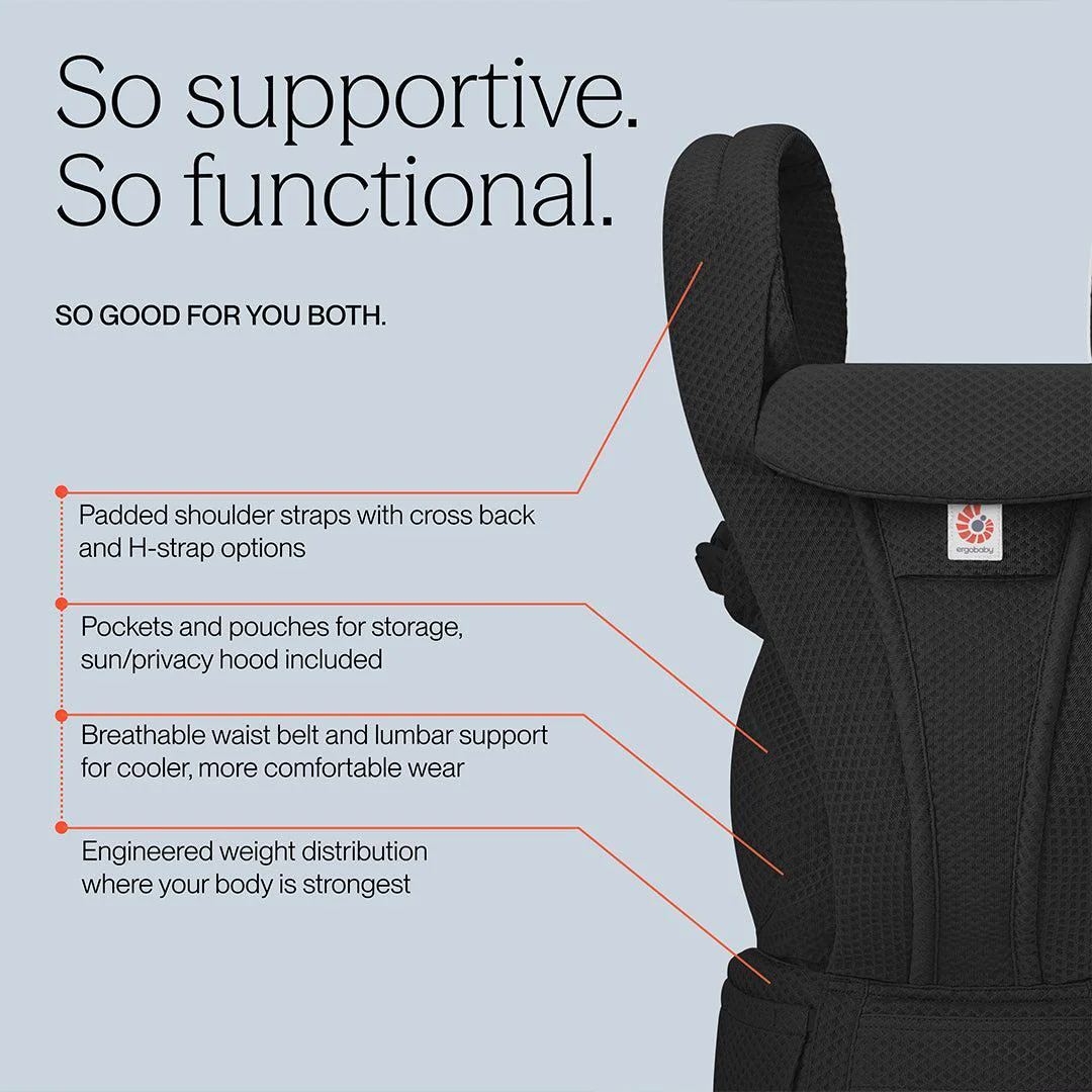 Ergobaby Omni Deluxe Mesh - Onyx Black - Image 5