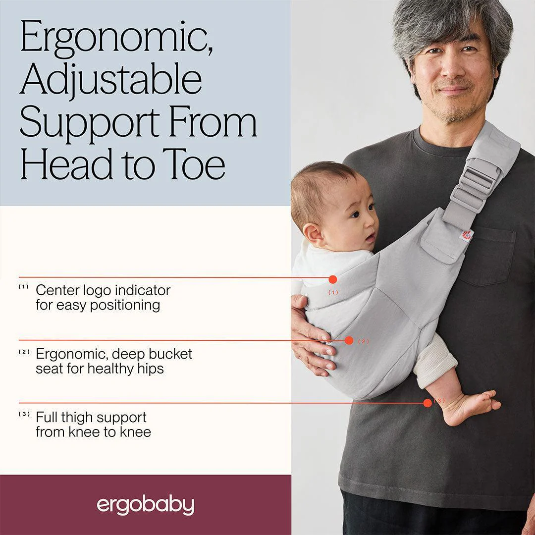 Ergobaby Upsie Sling Carrier - Soft Olive - Image 4
